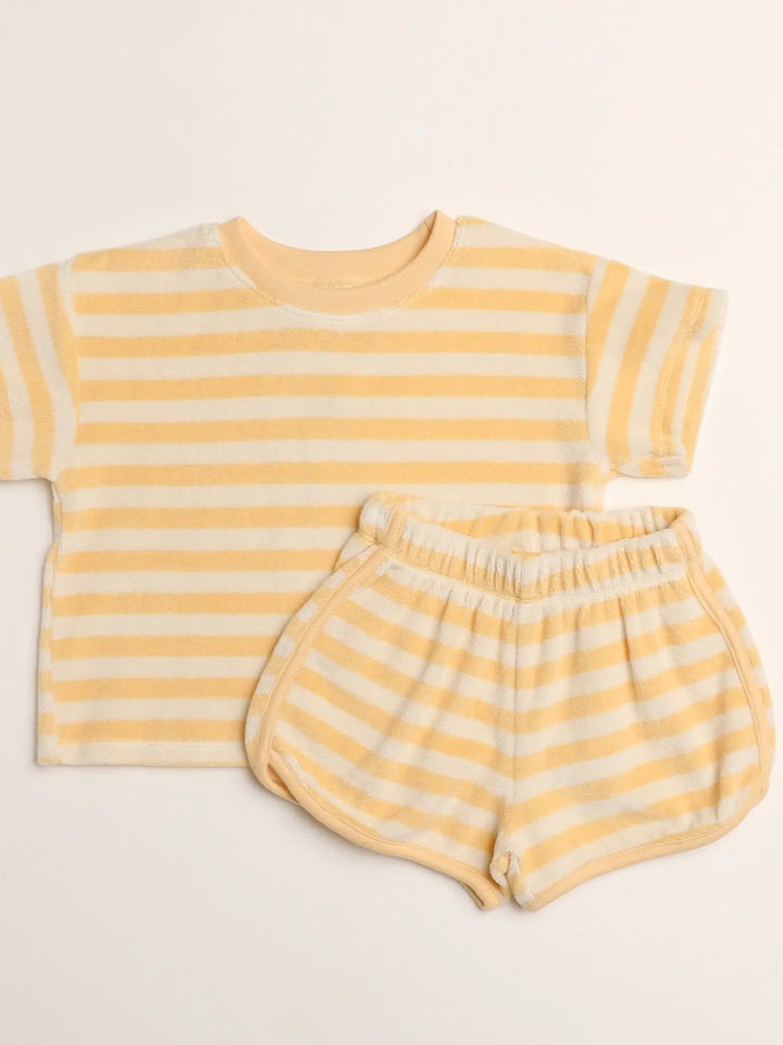 Winnie + Crew - Sterling Set in Yellow Stripe