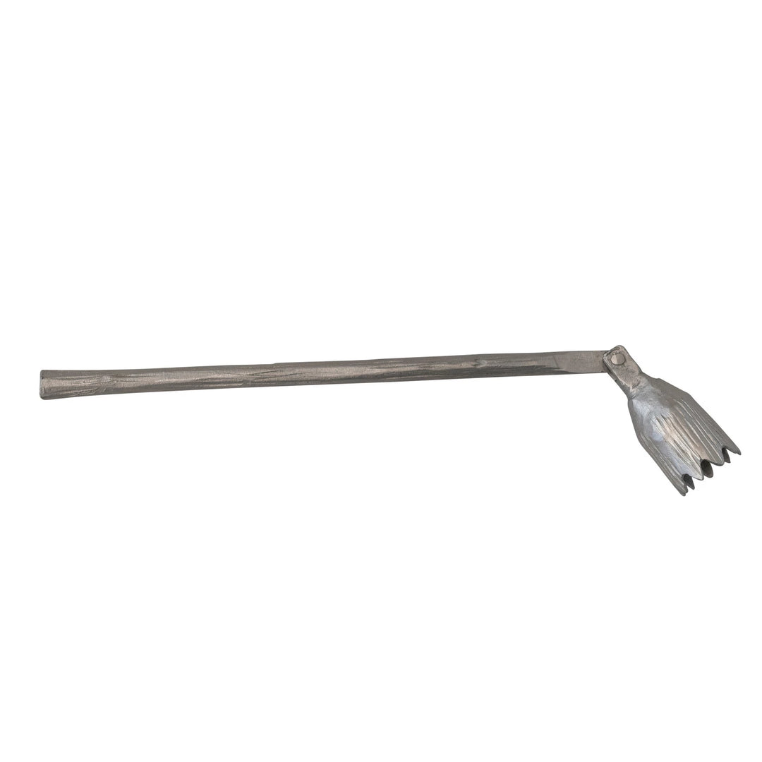 Flower Candle Snuffer in Pewter Finish