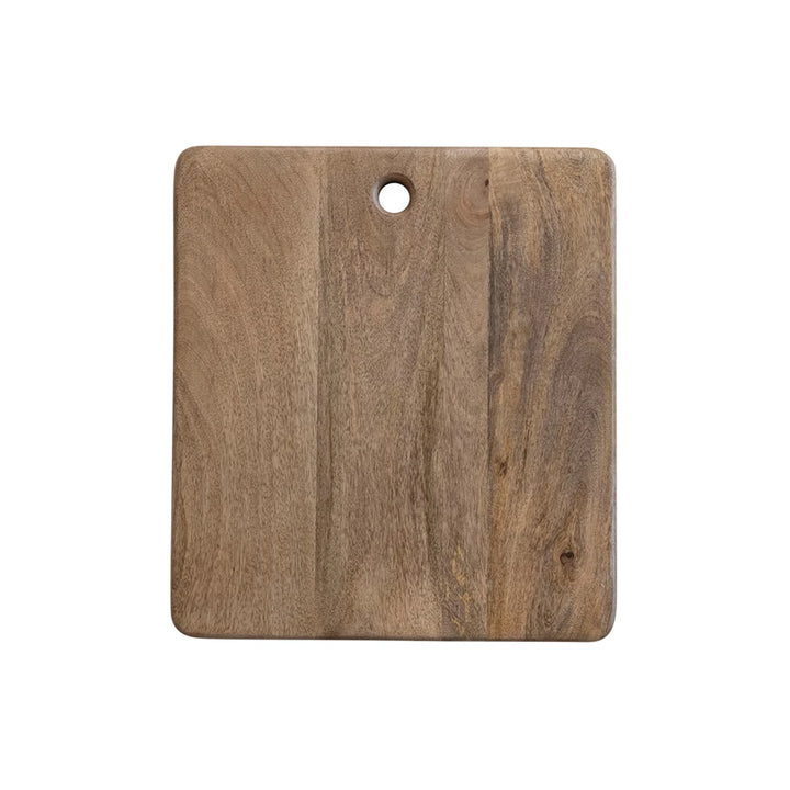 Rectangular Mango Wood Cutting Board w Handle