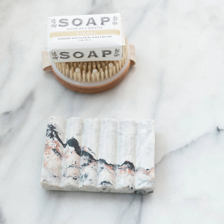 Carved Marble Soap Dish