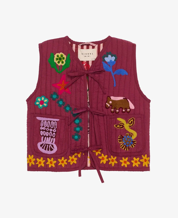 Sissel Mini - Honey Mini Vest in Fairytale