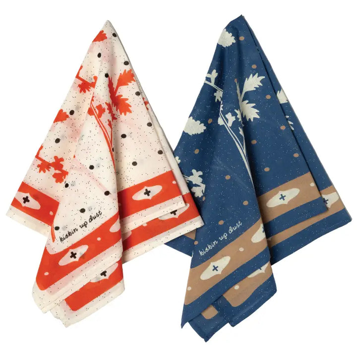 Jenni Earle - 'Kickin Up Dust' Cotton Voile Bandana in Deep Navy
