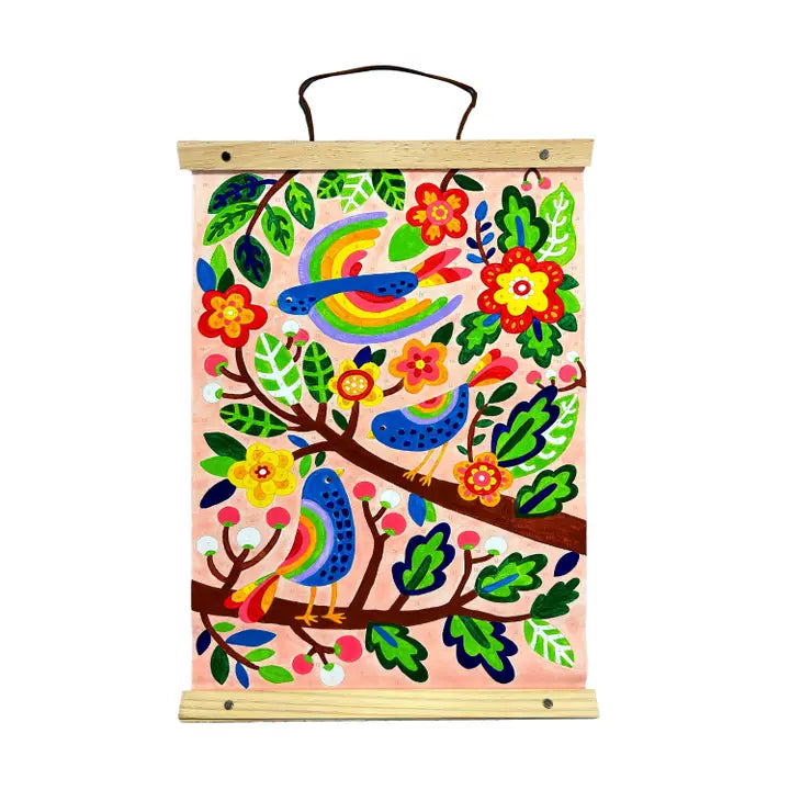 Ooly - Paintology Paint by Number Canvas Kit in Blue Birds