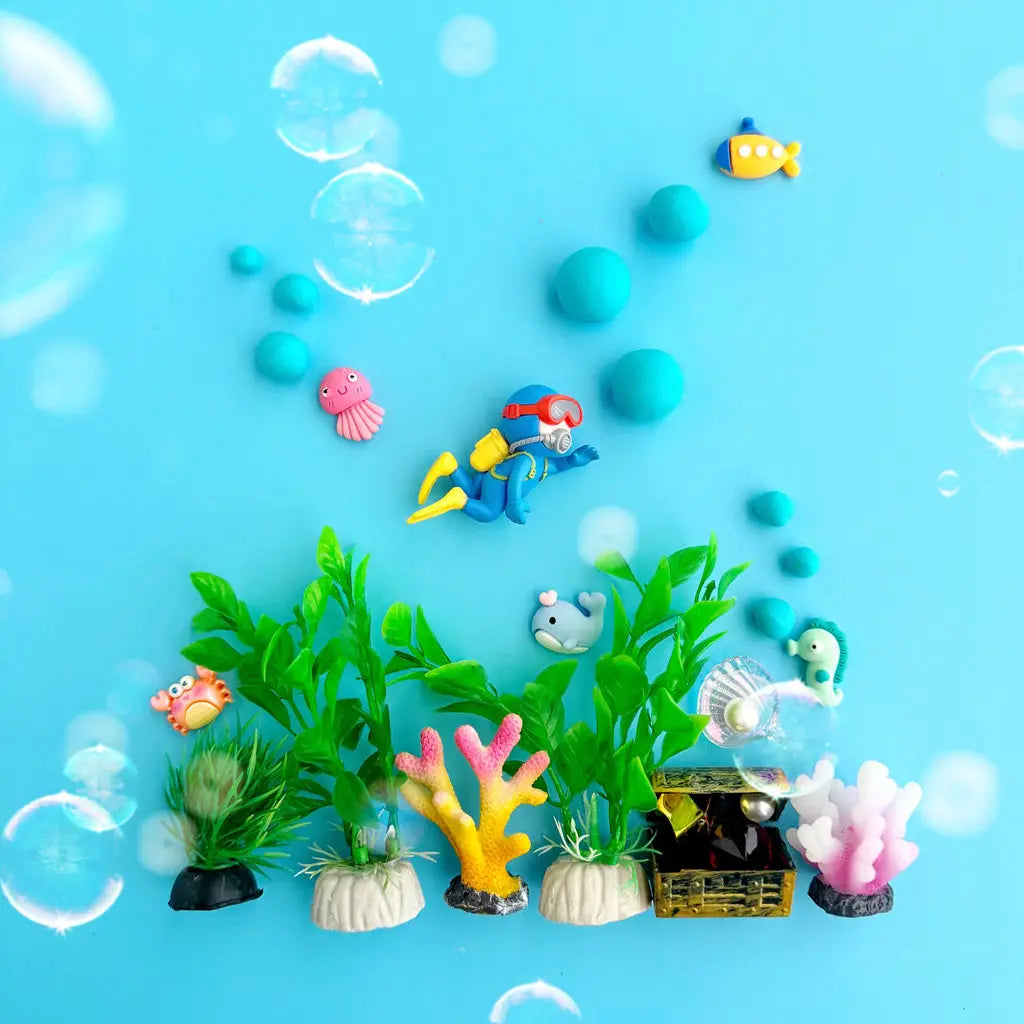 Earth Grown KidDoughs - Kid Dough Play Kit in Ocean Explorer