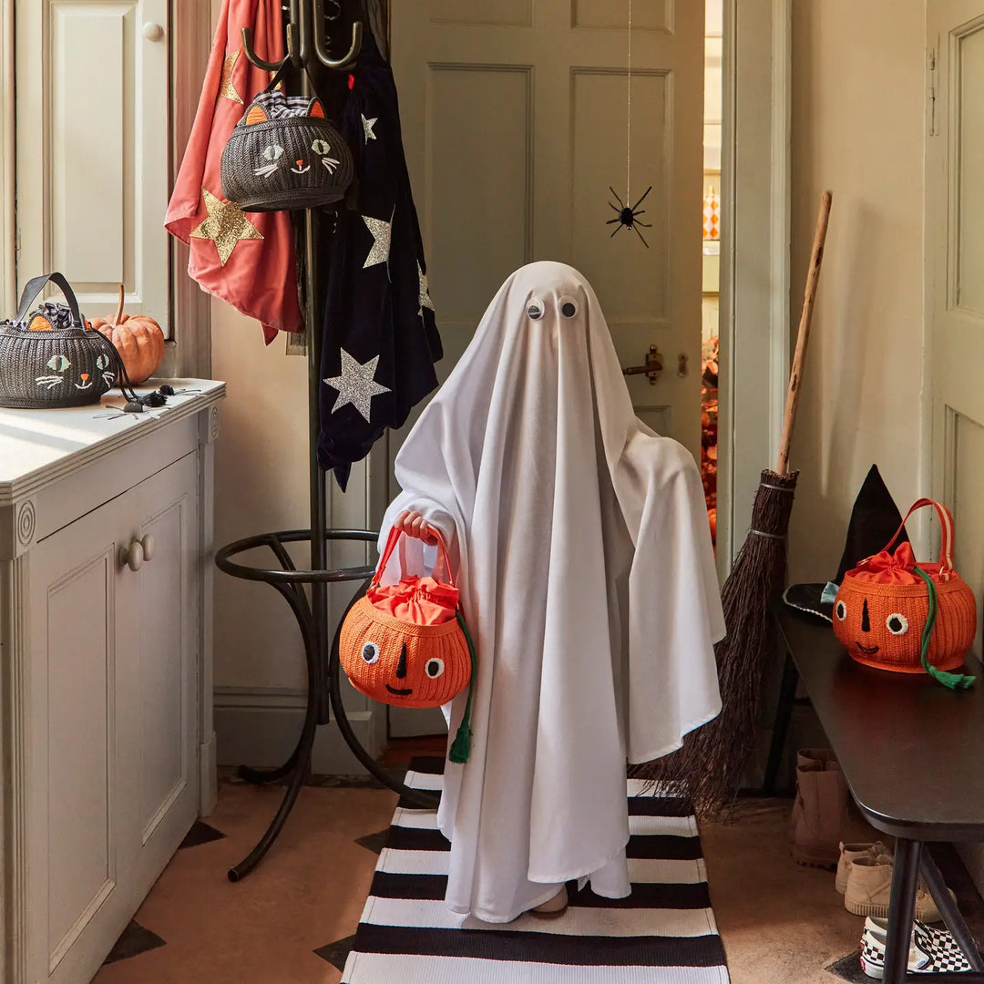 Meri Meri – Trick or Treat Pumpkin Basket Bag