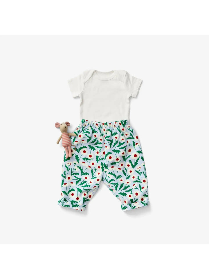 Lewis – Baby Barrel Pant in Daisy Horizon