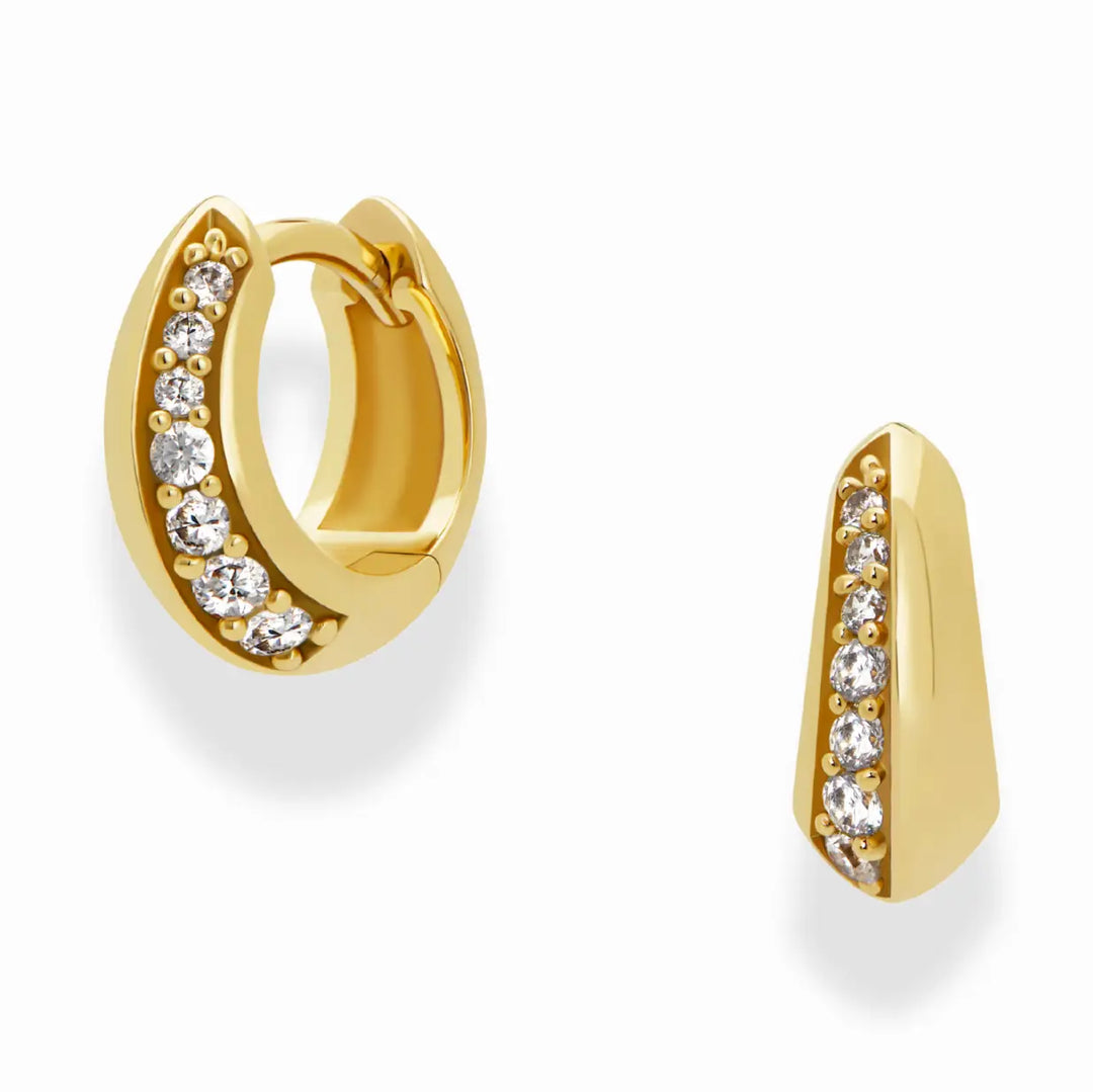 Mod + Jo - Corey Petite Pave Hoops