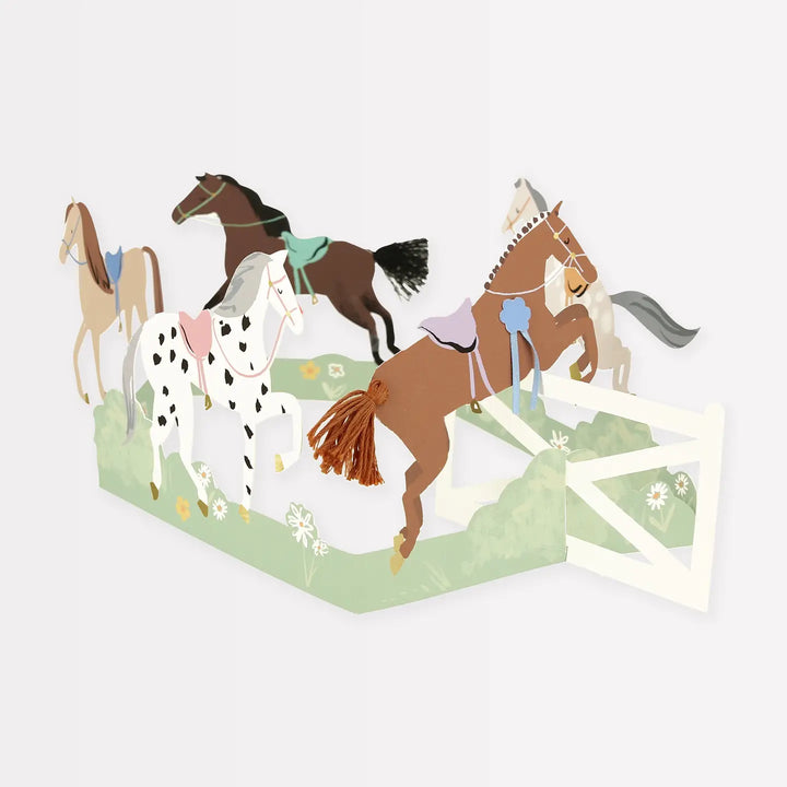 Meri Meri - Concertina Horse Greeting Card