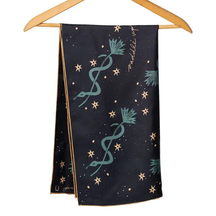 Jenni Earle - 'lasso the stars' Silk Scarf