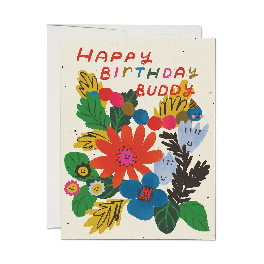Red Cap Cards - Birthday Buddy Greeting Card