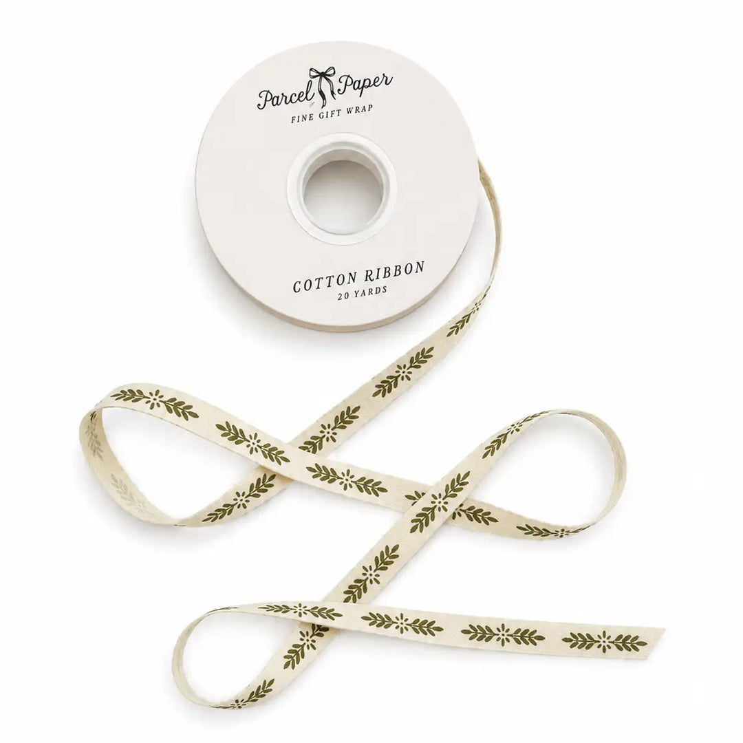 Parcel Paper - Winter Folk Cotton Ribbon
