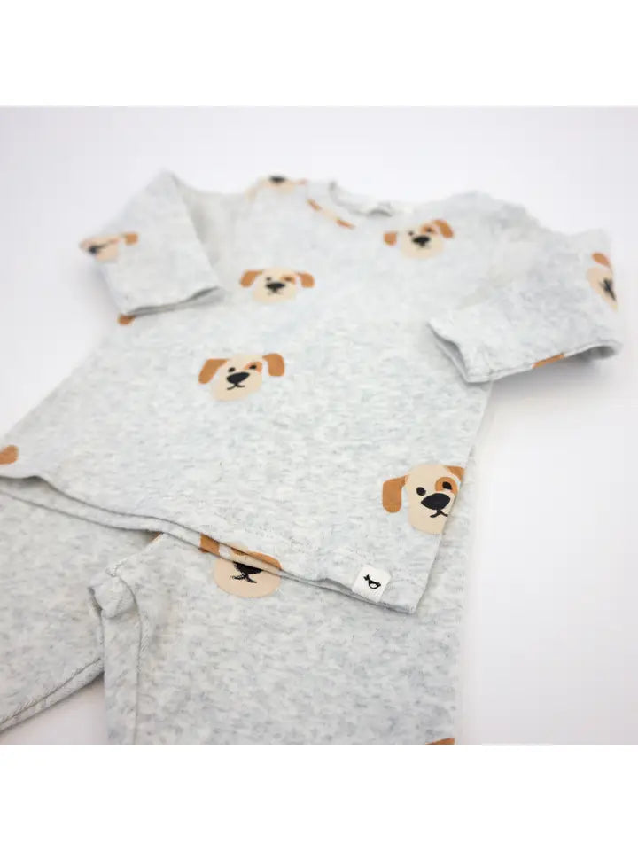 oh baby! – Longsleeve 2-Piece Set in Puppy Face