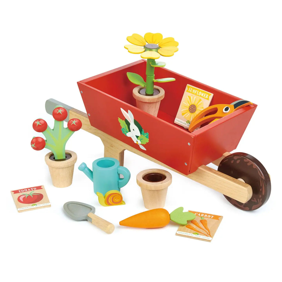 Tender Leaf Toys – Garden Wheelbarrow Set