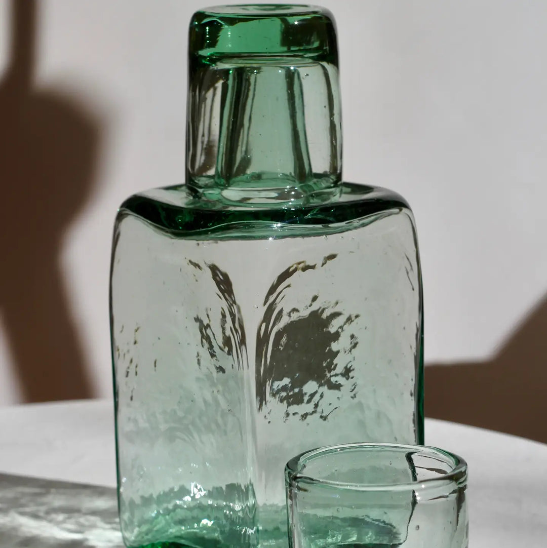 Magda Made - Bedside Recycled Glass Carafe only