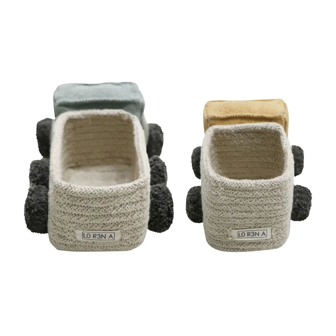Lorena Canals – Set of Mini Baskets "Trucks"