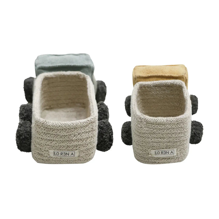 Lorena Canals – Set of Mini Baskets "Trucks"