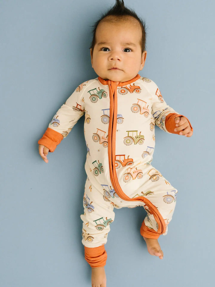 Little One Shop – Tractor Ride Bamboo Sleeper