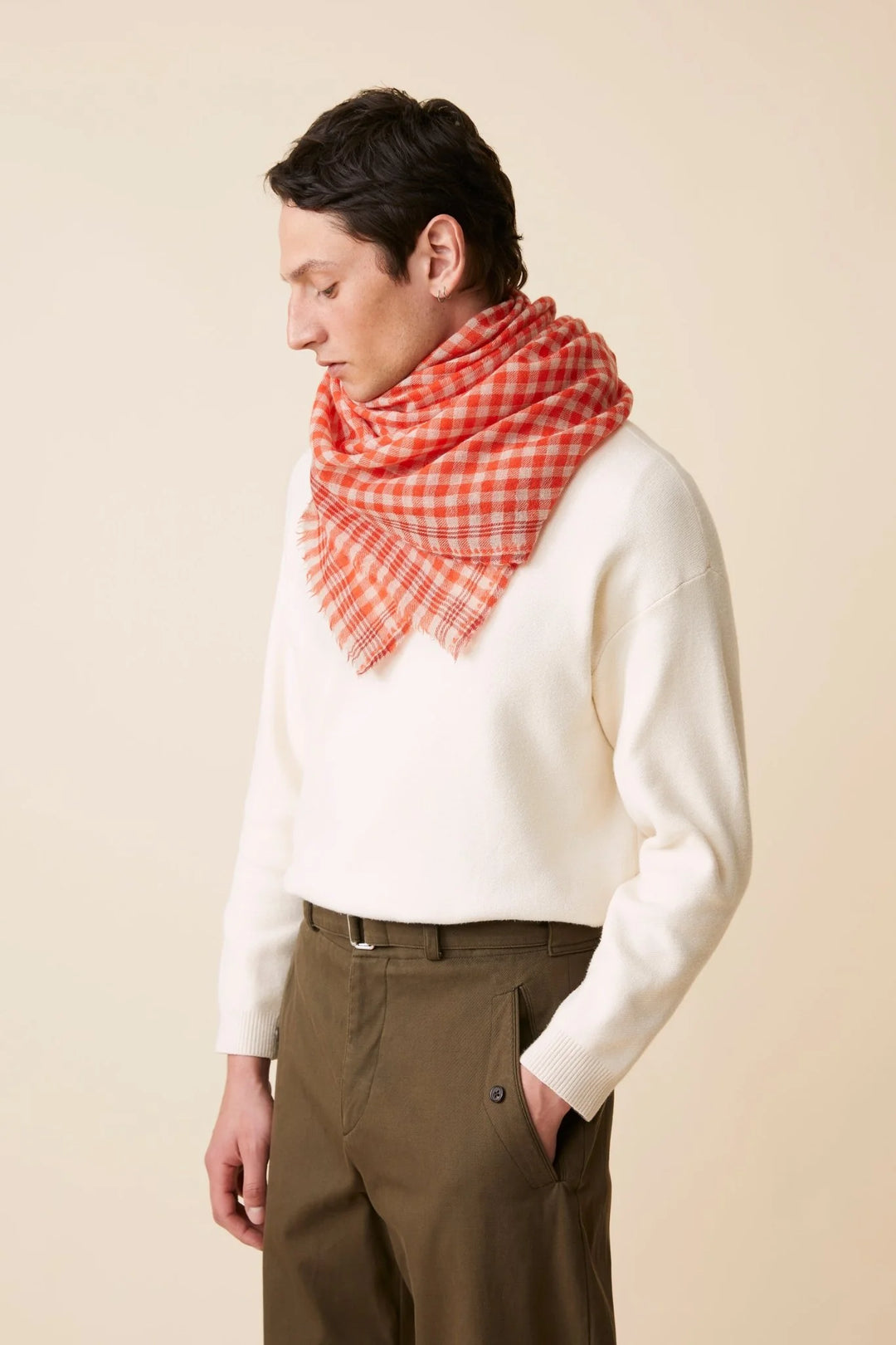 Moismont – Scarf No. 693 in Poppy Red