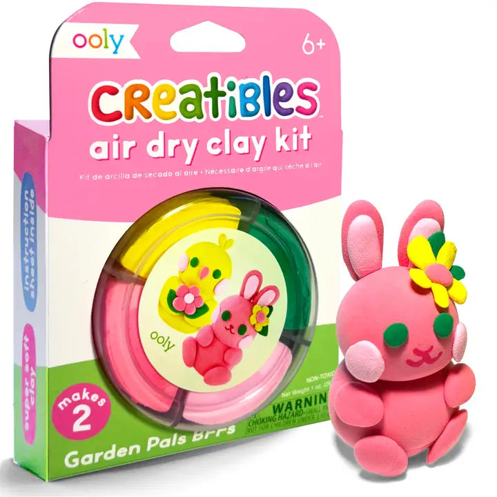 Ooly – Creatibles Air Dry Clay Kit in Garden Pals BFFs