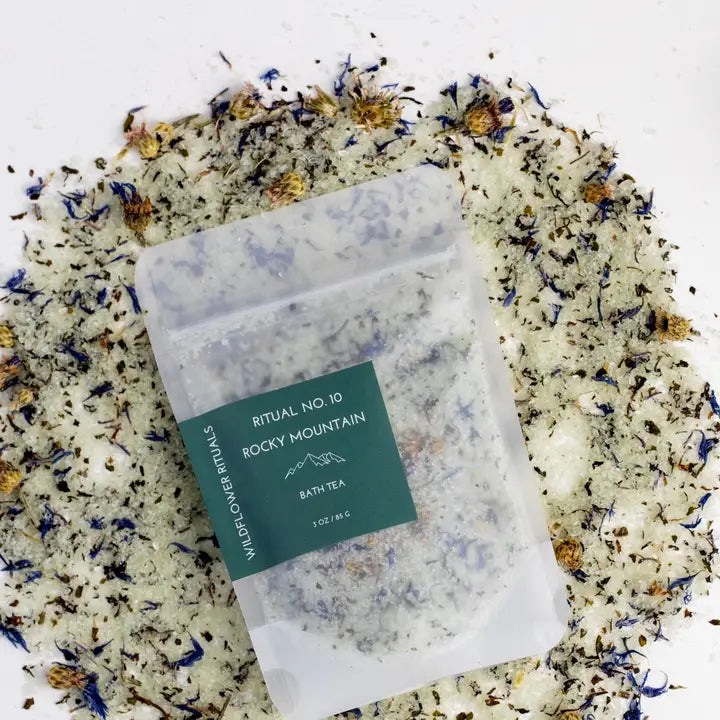 Wildflower Rituals - Rocky Mountain Herbal Bath Soak in Juniper Spruce Peppermint