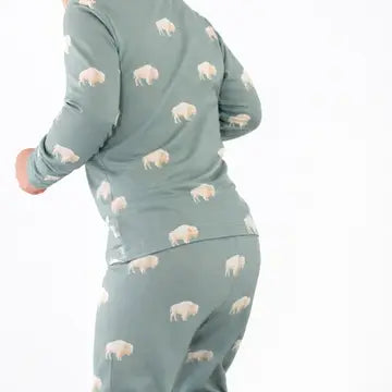 Nomad Baby- Bison Two Piece Pajamas