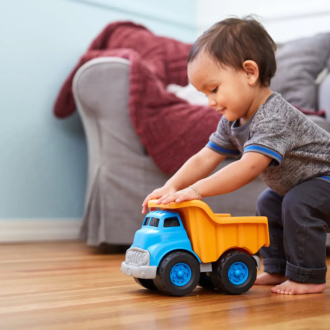 Green Toys - Dump Truck in Blue and Orange