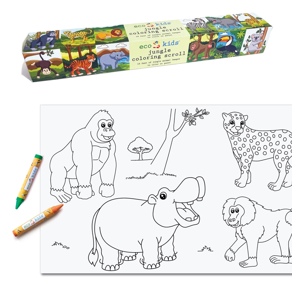Eco-Kids – Jungle Coloring Scroll