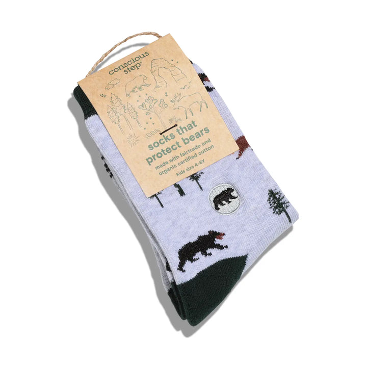 Conscious Step –  Kids Socks That Protect Bears