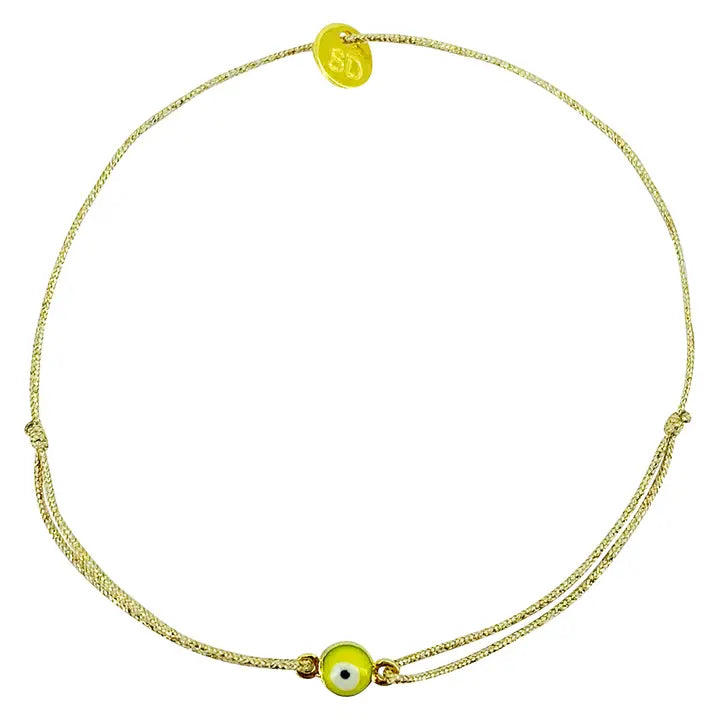 Sophie Deschamps Bijoux – Leo Enamel Evil Eye Bracelet