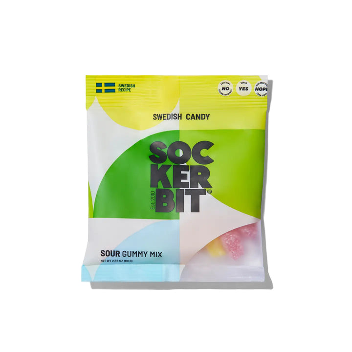 Sockerbit – Sour Gummy Mix 2.8 oz Bag