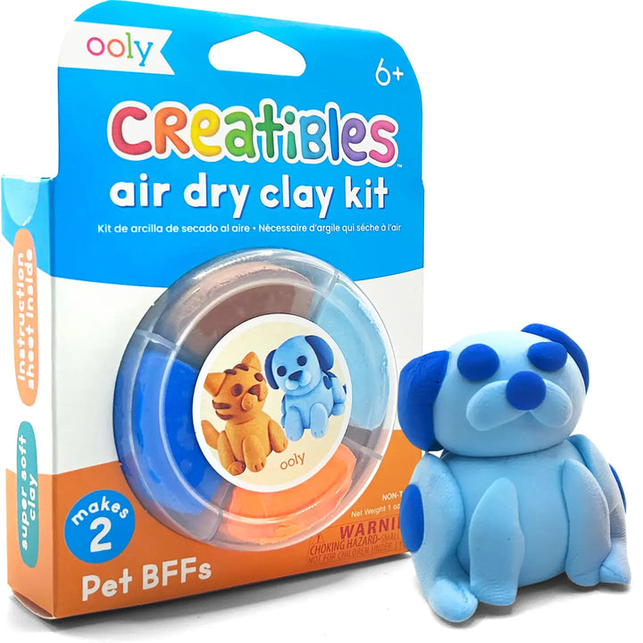 Ooly – Creatibles Air Dry Clay Kit in Pet BFFs