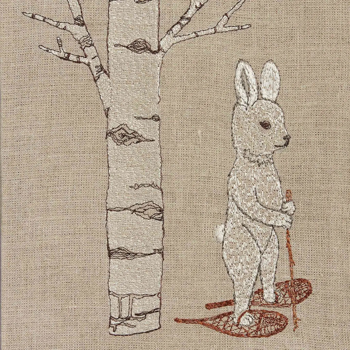 Coral & Tusk – Snowshoe Hare Tea Towel