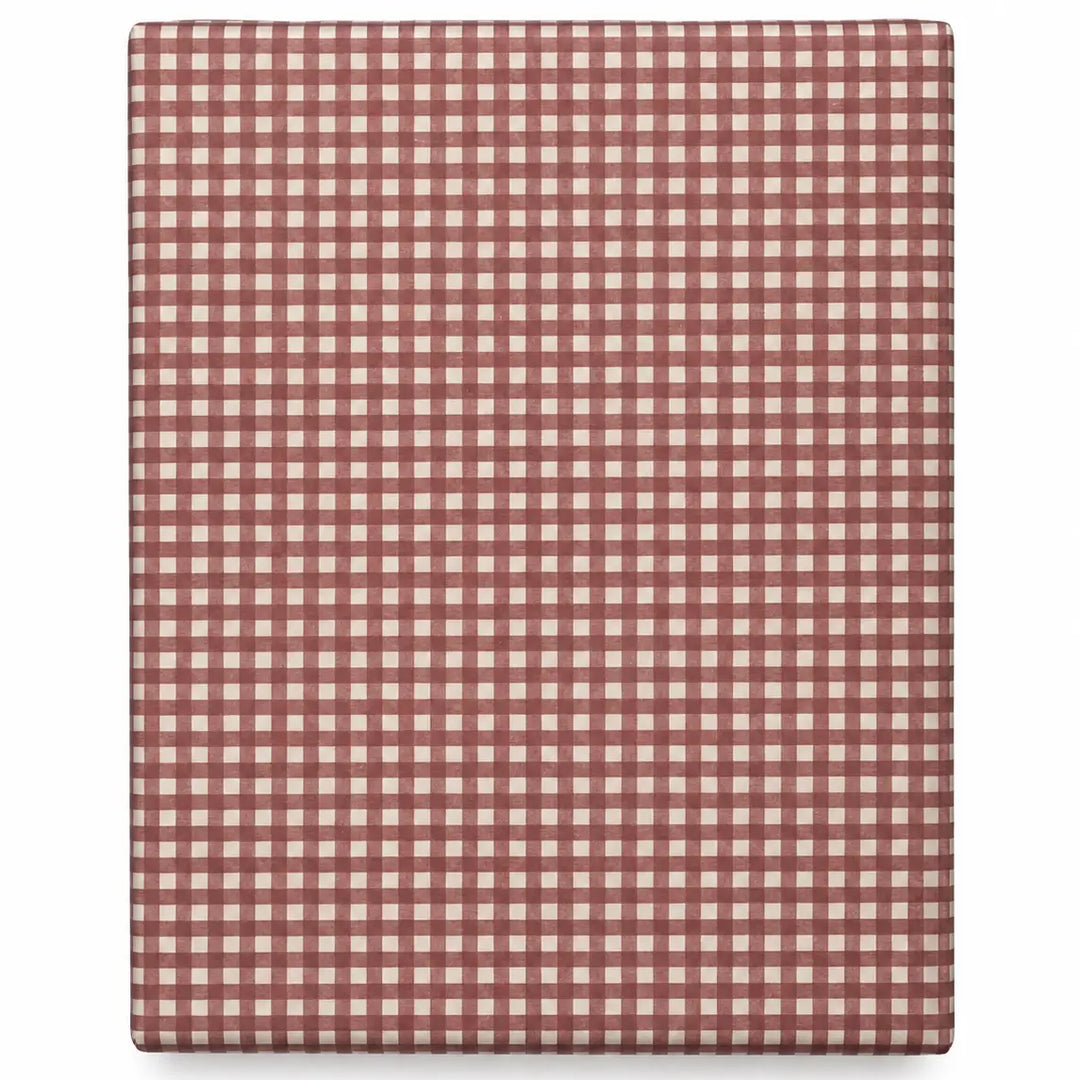 Parcel Paper - Cranberry Check Wrapping Paper Roll