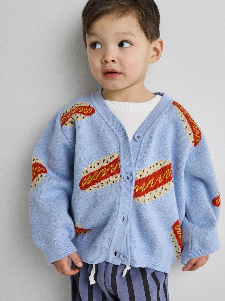 Alice & Wonder - Hot Dog Cardigan