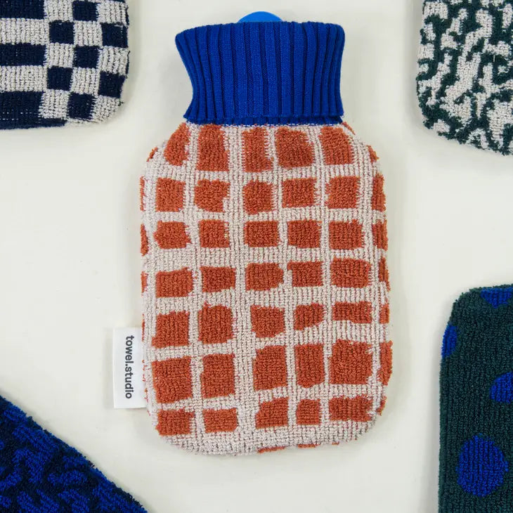 Towel.Studio – Bold Grid Hot Water Bottle