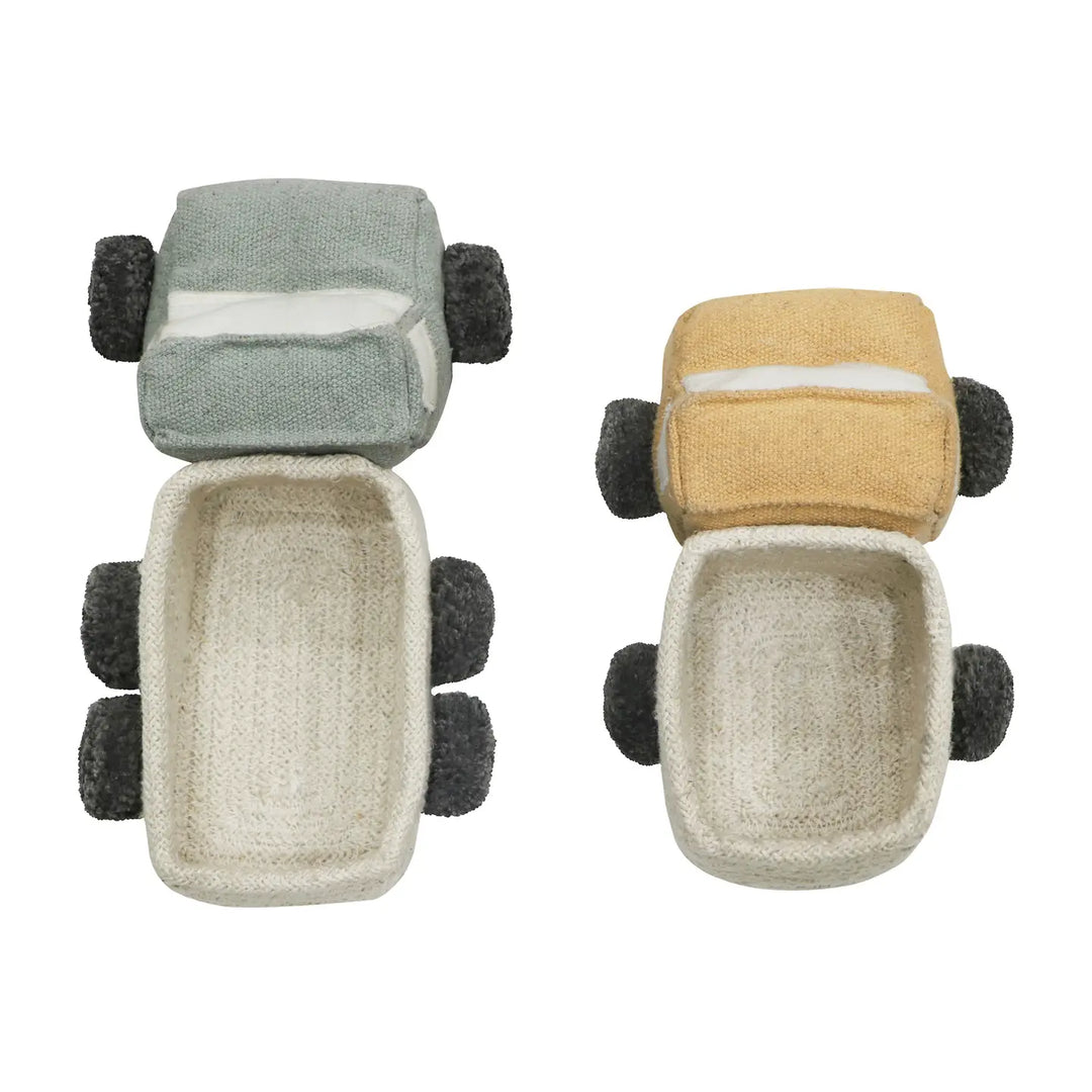 Lorena Canals – Set of Mini Baskets "Trucks"