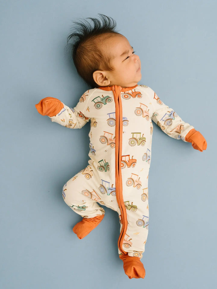 Little One Shop – Tractor Ride Bamboo Sleeper