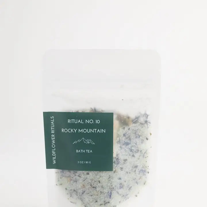 Wildflower Rituals - Rocky Mountain Herbal Bath Soak in Juniper Spruce Peppermint