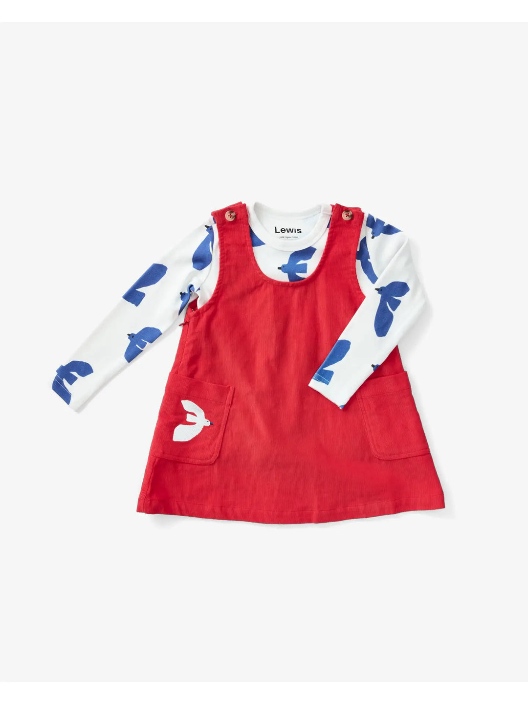 Lewis – Long Sleeve Tee in Dove