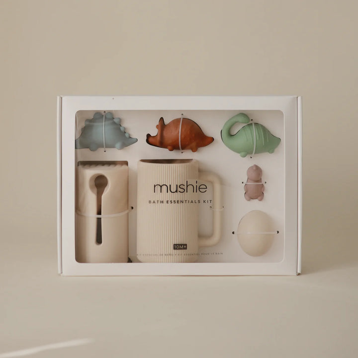 Mushie – Dino Bath Essentials Kit