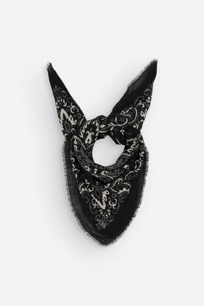 Maison Lecomte Flament – Cashmere Bandana in Black
