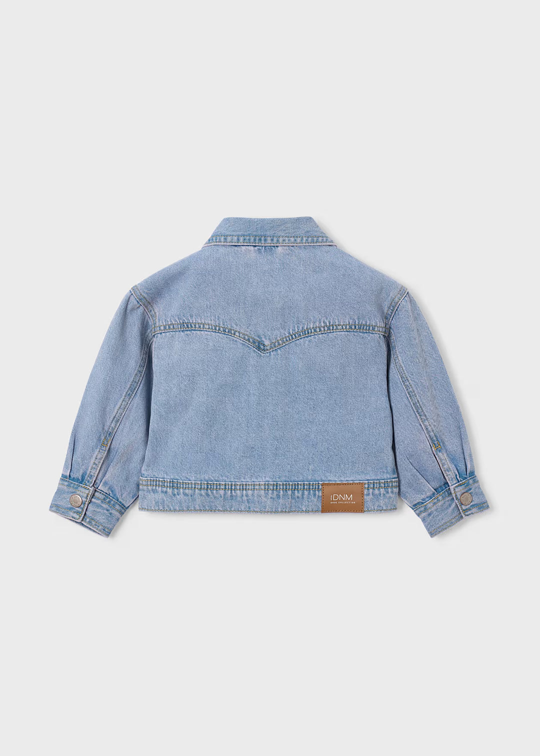 Mayoral – Denim Crop Jacket in Light Wash
