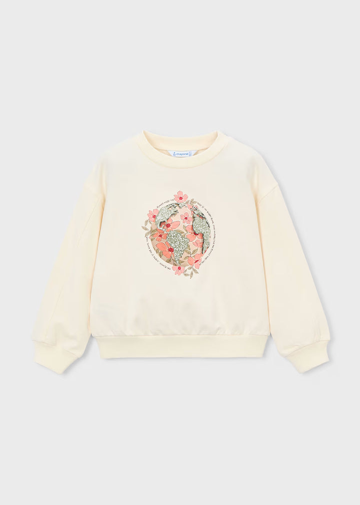 Mayoral – Printed Earth Pullover in Chickpea