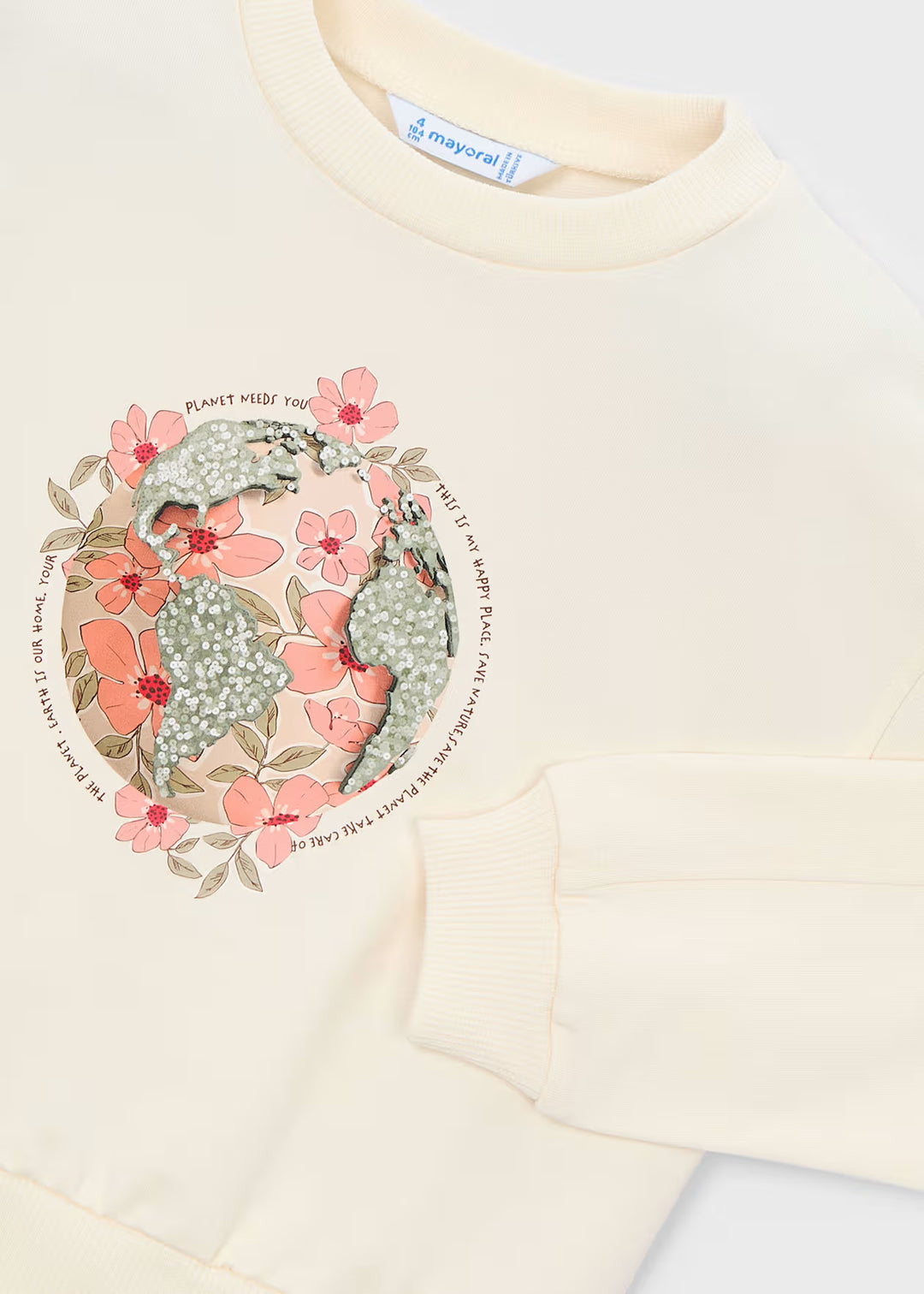 Mayoral – Printed Earth Pullover in Chickpea