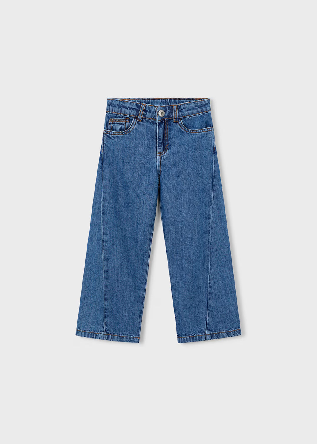 Mayoral – Loose-Fit Wide Jeans in Dark Denim