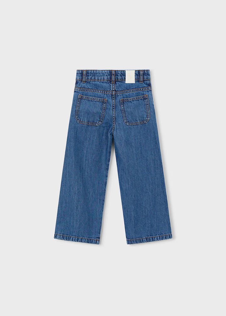 Mayoral – Loose-Fit Wide Jeans in Dark Denim