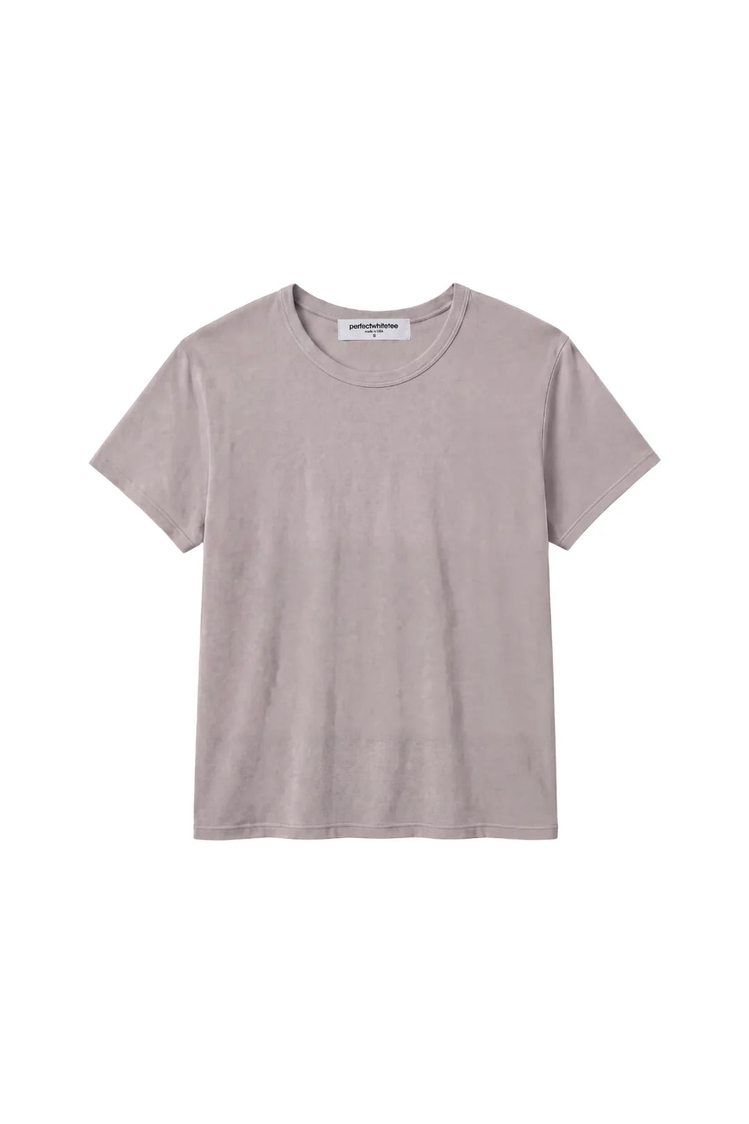 Perfect White Tee - Harley Boxy Crew in Cloud Grey