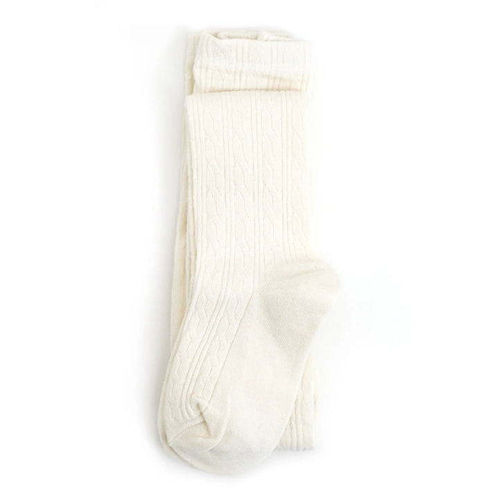 Little Stocking Co. - Cable Knit Tights in Ivory
