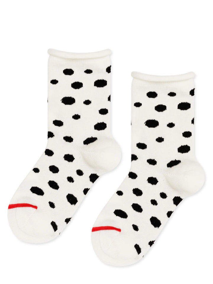 Hansel From Basel – Mini Dalmatian Crew Kids Socks
