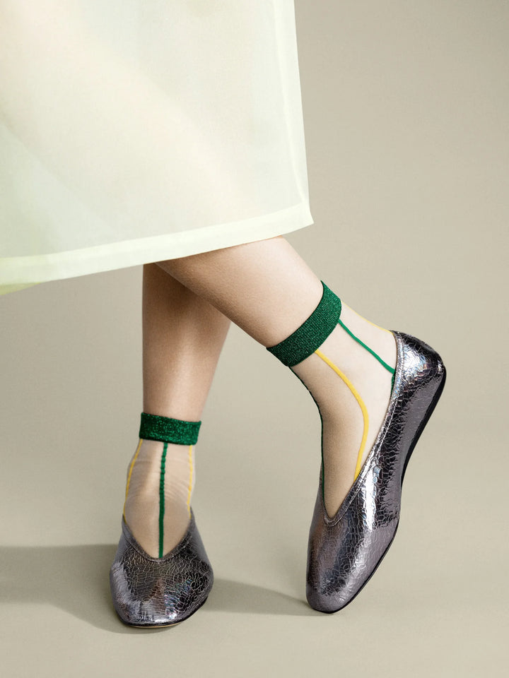 Hansel from Basel – Grand Slam Sheer Short Crew in Green